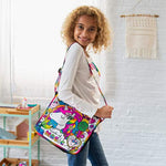 Color Your Own Unicorn Doodle Messenger Bag with Adjustable Strap