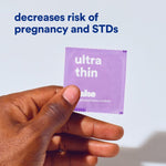 Hello Condom Variety Pack - Dotted, Ribbed, And Ultra Thin Condoms - Premium Silicone Lubricated Latex Condoms For Men, For A Super Raw Close Feel - Textured Pleasure Pack – 12 Count Each