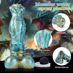 Realistic Squirting Dragon Dildo, 7.67In Long Fantasy Huge Thick Dildo Anal Sex Toy With Suction Cup,Silicone Adult Toy For Men And Women Couples (S)