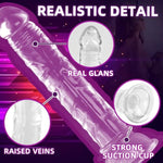 Anal Plug Training Sets?9.64/8.07/7 Inch Super Long 3 Sizes Transparent Anal Dildos With Strong Suction Cup Anal Prostate Vaginal G-Spot Sex Toys For Women Men And Couples