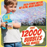 Toys For 3+ Year Old Boys Girls: 2 Pack Bubble Gun Machine With Bubble Solution, Kids Toys For Ages 3-5 4-6 5-7, Outdoor Outside Toy For Kids Ages 4-8, Gifts For 3 4 5 6 7 8 Year Old Boys Birthday