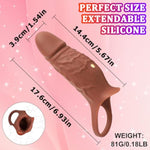 Reusable Vibrating Penis Ring Cook Rings For Men Erection Sex Silicone Sex Toy Couples Adult Sex Toys For Men Women Sex Swing Vibrating Cock Ring Gspot Stimulation Gay Sex Toys Penis Extender