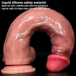 Large Realistic Dildos 12.2" Skin Feel Cock With Vac-U-Lock Adapter Liquid Silicone Penis Handmade Flexible Anal Dildo For Female Masturbation Adult Sex Toy
