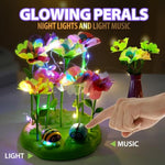 DIY Fabric Flower Bouquet Kit for Girls with Light & Music, Ages 6-12