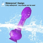 Rose Sex Toys Dildo Vibrator - Sex Toys For Women Clitoris G Spot Anal Stimulator With Powerful Suction Cup, 10 Powerful Vibration Modes For Woman Man Couples Pleasure (6.2 Inches)