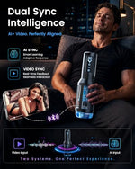 AI Sync Male Sex Toys for Men with 100Min Charge/90Min Use Male Masturbator