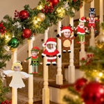 28 Pack Christmas Photo Frame Craft Kit with Snowman, Angel & Reindeer Designs