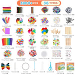 Arts and Crafts Kit Supplies for Kids, 3800+ Pieces, All in One Craft Box