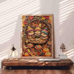 1000 Piece Autumn Thanksgiving Jigsaw Puzzle for Adults with Cute Squirrels Woodland Animals Decor