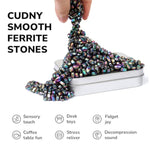 Over 500 Colorful Weak Magnetic Ferrite Putty Stones Desk Fidget Toys For Adults.