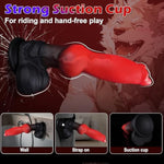 9.4" Huge Monster Dildo Fantasy Horse Dildo With Big Knots, Dog Dragon Dildos Giant Anal Sex Toy With Strong Suction Cup, Silicone Alien Animal Dildos For G Spot Prostate, Adult Toys For Women Men Gay