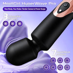 Vibrator Wand Womens Sex Toys - 12" Cordless Full-Body Personal Massager, 10 Powerful Vibration Modes Adult Sex Toy For Clitoral Anal Nipple, Quiet Handheld Vibrators For Female Couples