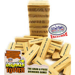 Homeware Deluxe Drunken' Tower The Grab A Piece Adult Party Game With Exclusive Storage Bag - Adult Party Game