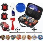 Bey Burst Gyro Toy Set With Arena Great Birthday Gift For Boys Children Kids 6 8 + Metal Fusion Attack Top Grip Blade Set With Battling Game Storage Box 8 Top Burst Gyros 3 Two-Way Launcher 2 Handles