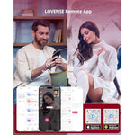 Vulse Thrusting & Vibration 2 In 1 Sex Toys, Remote Control G Spot Dildo+ Ferri Wearable Magnetic Panty Vibrator With Remote Control Long Distance Vibrator For Women Pleasure