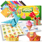 Origami Paper Kit, 200 Sheets, 80 Patterns with Step-by-Step Instructions