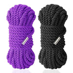 Bdsm Shibari Sex Bondage Restraint Rope - Soft Tie-Ups For Women, Long Restraining Multipurpose Sex Restraints, Adult Sex Toys For Women, Men & Couples (Black Purple)