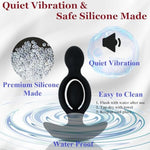 Anal Vibrators Vibrating Anal Beads With Dual Motors 10-Mode Stimulation Anal Sex Toy Butt Plug For Unisex Clitoris/Prostate Stimulator/Massage Anal Sex Toy (Dual Motors)