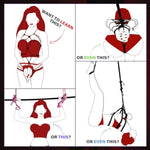 Sex Bondage Ropes-Sex Rope 3Pack 82Ft/25M Soft Cotton Rope Ideal For Beginner Sexual Restraints-Bondage 8 Mm Bdsm Bondage Restraint Set Sm Adult Sex Toys For Women And Couples (Red+Black+Pink)