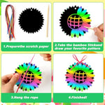 36 Piece Spring Bugs Scratch Card Kit for DIY Crafts