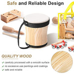 Toddler Musical Instruments Set 13 Pcs Montessori Wooden Percussion Instruments With Drum Preschool Educational Baby Early Learning Music Toys Set For Little Boys Girls Kids Children Gifts