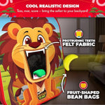 Games - Safari Sling | 2-In-1 Bean Bag Toss Game For Kids | 5-Second Setup Kids Cornhole Game Set | Outdoor Toddler Activities | Backyard Party Games | Corn Hole Set Toddler Bean Bag Toss