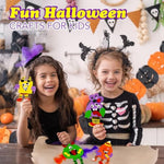 4 Pack Halloween Silly Monster Foam Magnet Craft Kits for Kids