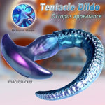 Tentacle Dildo Sex Toys, 19.68 Inch Extra Long Gspot Dildos With Strong Suction Cup, Blue Huge Monster Fantasy Silicone Dildos Anal Plug For For Women Men