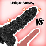 8.94 Inch Monster Dildo Huge Thick Black Dildo,Realistic Big Anal Dildo with Strong Suction Cup for G-Spot Anal Play, Fantasy Large Dildos Adult Sex Toys for Women Men Gay