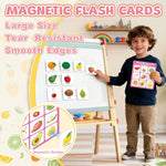 Magnetic Feature Matching Game For Kids Ages 2-4, Friuts Animals Learning Game For Toddlers, Educational Toy Activities For Boy And Girl