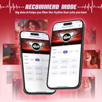 Vibrator Thrusting Dildo For Women G Spot Rose Toy Clitoral Stimulator Sex Toys Dildos Vibrator With 10 Vibration 7 Thrust Mode With Licking, Rabbit Vibrators Adult Sex Toy For Women And Couple