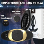 Vibrating Butt Plug, Rechargeable Anal Plug With 9 Vibration Modes, Remote Control Waterproof Adult Sex Toys & Games Anal Vibrators For Men, Women, Couples, Black (Black)
