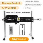Premium Sex Machine, Adjustable Love Machine Adult Sex Toys App/Remote Control Thrusting Sex Machine With 3 Attachments For Women And Men