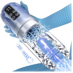 Automatic Male Masturbator Sex Toys For Men, Male Penis Pump With 7 Sucking Vibrating Thrusting Rotating Licking, Mens Vibrator Blowjob Sex Machine Hands Free Pocket Pussy Mens Masturbation Cup