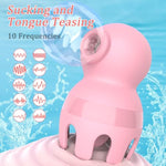 Sucking Vibrator Tongue Toy For Women,Tongue Female Vibrator Wand With 12 Suction,Nipple Toys Suction Stimulator For Clitoral Licking,Adult Sex Toys & Games For Women Couples Oral Sex Pleasure
