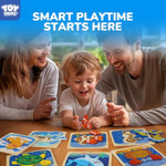 Wooden Puzzles For Toddlers 2-4, Sea Animals Puzzles For Toddlers 1-3, Wood Puzzles Educational Montessori Toys Gifts For 1 2 3 Year Old, Baby Kids Learning Toy