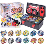 Battling Top Burst Gyro Toy Set 12 Spinning Tops 3 Launchers 1 Grip Toy Combat Battling Game With Portable Storage Box Gift For Kids Children Boy And Girl Ages 6+…