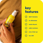 Hello Flavor Lube Variety Pack, Water-Based Flavored Personal Lubricants - Includes Peach Ginger, Vanilla Chai, And Coconut Lime – Made Without Added Sugar, Easy Clean-Up, 1.7 Fl Oz Each