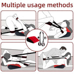 Bdsm Sex Restraints With Sex Inflatable Ramp Pillow Cushion,Legs Sex Bondage With Neck To Ankle/Thigh Cuff,Adjustable Sex Sm Bondaged Restraints Set For Couples Women Men