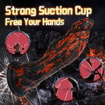 Monster Dildo Sex Toys - 8.7" Dragon Fantasy Huge Thick Dildos With Strong Suction Cup, Big Silicone Dildo For Stimulation Clitoral Vaginal Or Anal, Adult Sex Toy For Women Men Or Couples Pleasure