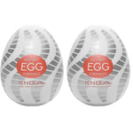 Egg Disposable, One Time Use, Super Stretchable Male Masturbator Sleeve, Tornado (Pack Of 2)