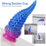 Tentacle Realistic Dildo + Electric Shock Wand Vibrator