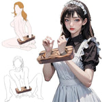 Sex Bondage Wooden Handcuffs, Fetish Sex Restraints Wooden Board Shackles Wrist Cuffs For Wrist Ankle Bracelets, Adult Bed Games Bondage Gear & Accessories, Sm Bondage Restraints Sex Props (L)