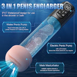 Penis Pump Sex Toys For Men - Electric Vacuum Penis Enlarger Pumps With 12 Smart Modes, Waterproof Dick Pump Male Masturbator With Mini Pocket Pussies, Adult Sex Toys For Men Penis Erection