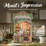 DIY Miniature 3D Wooden Book Nook Kit - Handcrafted Wooden Puzzle for Adults and Teens