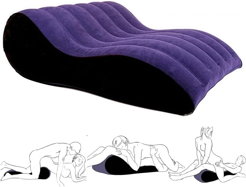 Inflatable Support Pillow Sofa ā Intimate Lounge Chair for Couples & Relaxation