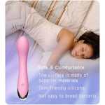 G Spot Vibrator Dildo for Vagina, Clitoral, Anal Stimulation with 10 Vibrations Modes Personal Powerful Quiet Vibrating Massager Rechargeable Waterproof Adult Sex Toy for Women, Men, Couples (Rose)