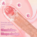 Penis Sleeve Wearable Pennis Extender Real Texture Cock Sleeve, Penisring Design Prolongs Sex Life, Adjustable Waist, Wear Firmly, With Lubricant, Suitable For Couples