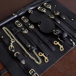 Bdsm Restraints Sex Toys 10Pc Bondage Restraints Set Fetish Bed Restraints Kits For Beginners,Gang Ball Play, Vibrators Massagers, Bondage Kit For Couples Sex(Black)