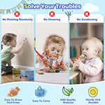 Magnetic Drawing Board for Toddlers, 8.7 Inch Doodle Pad Educational Toy